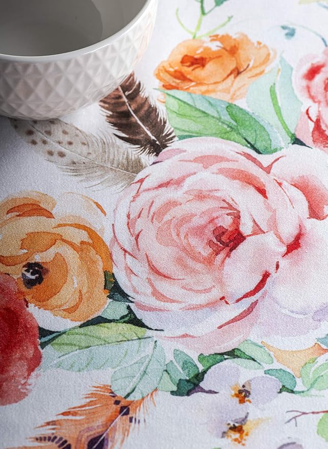 Maison d' Hermine Table Cloth Square Table 100% Cotton 60 x 60 Inches - Image 7