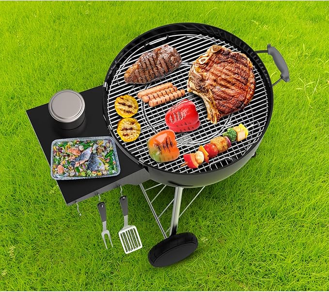 Stanbroil Grill Side Table for 22 Inch Weber Master-Touch & Original Kettle & - Image 7