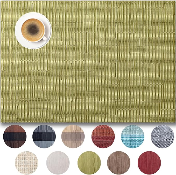 Placemats Set of 12 by Unknown