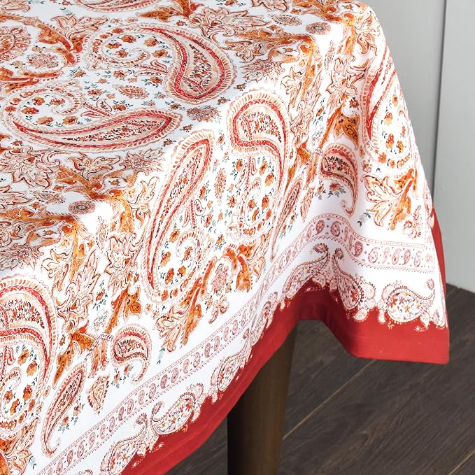 Maison d' Hermine Table Cloth Rectangle Table 100% Cotton 60 x 90 Inches Fall - Image 9