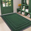 Buganda Front Door Mat Indoor Outdoor Entrance, Non-Slip Natural Rubber Doormats by Buganda