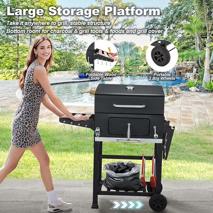 MELLCOM Small Charcoal Grill - Image 3