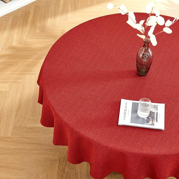 BALCONY & FALCON Rectangle Tablecloth Washable Wrinkle Resistant and Water by BALCONYFALCON