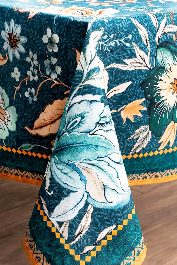 Maison d' Hermine Table Cloth Square Table 100% Cotton 60 x 60 Inches Fall - Image 8
