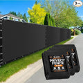 Xpose Safety Privacy Fence Screen 4’ x 50’ – Heavy Duty Black Mesh by XposeSafety
