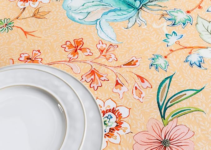 Maison d' Hermine Table Cloth Round Table 100% Cotton 63 Inches Tablecloth - Image 9