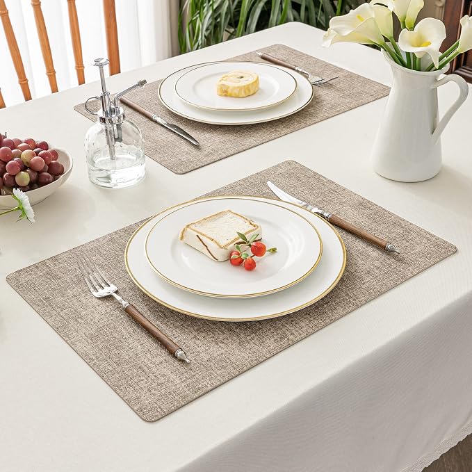 Romanstile Vinyl Placemats Set of 4-12 X 17 Inch - Image 8