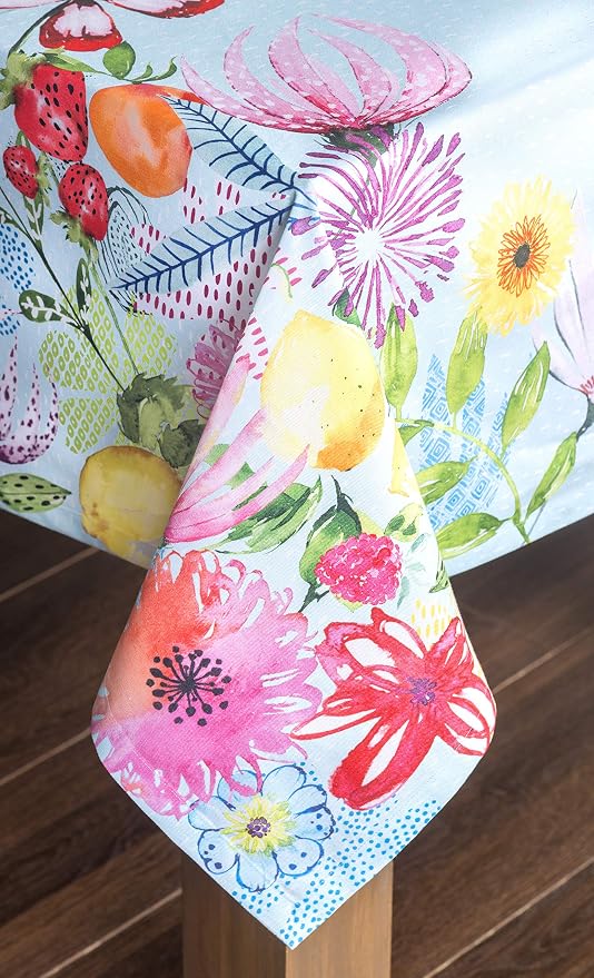 Maison d' Hermine Table Cloth Square Table 100% Cotton 54 x 54 Inches - Image 8