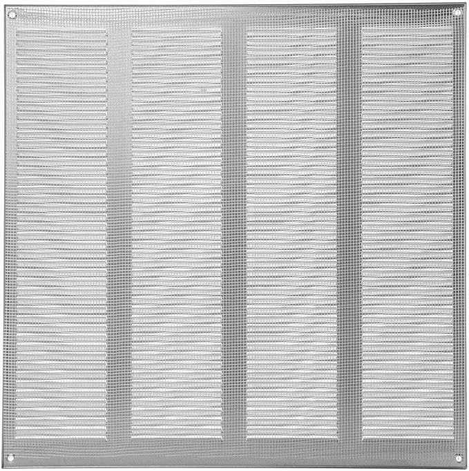 Repa Market Air Vent Cover 16x16 Inch Galvanized Steel Louvered Grill Cover - Image 6