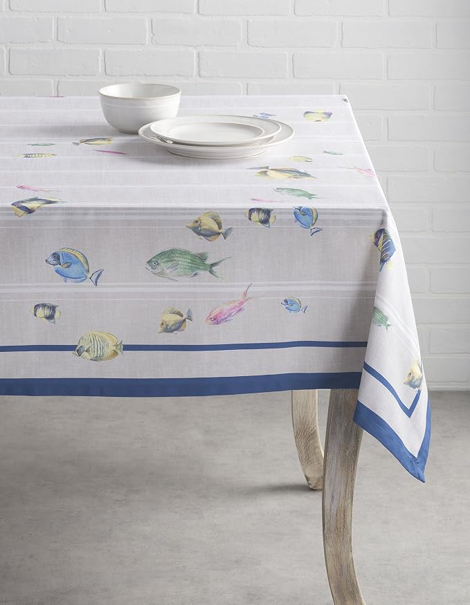 Maison d' Hermine Table Cloth Rectangle Table 100% Cotton 60 x 108 Inches - Image 7
