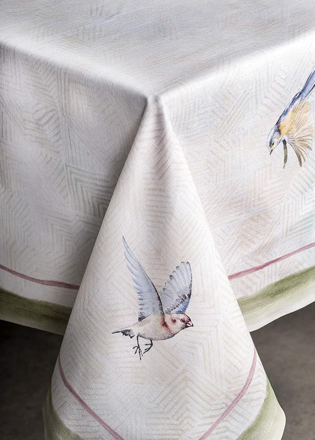 Maison d' Hermine Table Cloth Square Table 100% Cotton 60 x 60 Inches - Image 7