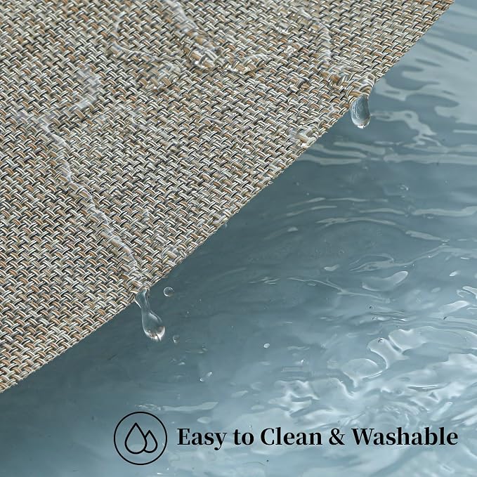 Leetaltree Linen Yellow Placemats Set of 12 - Image 5