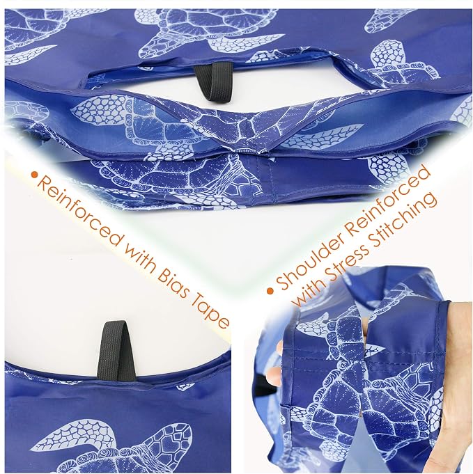 BeeGreen Animal Reusable Shopping Bags Grocery Totes 10 Pack - Image 4