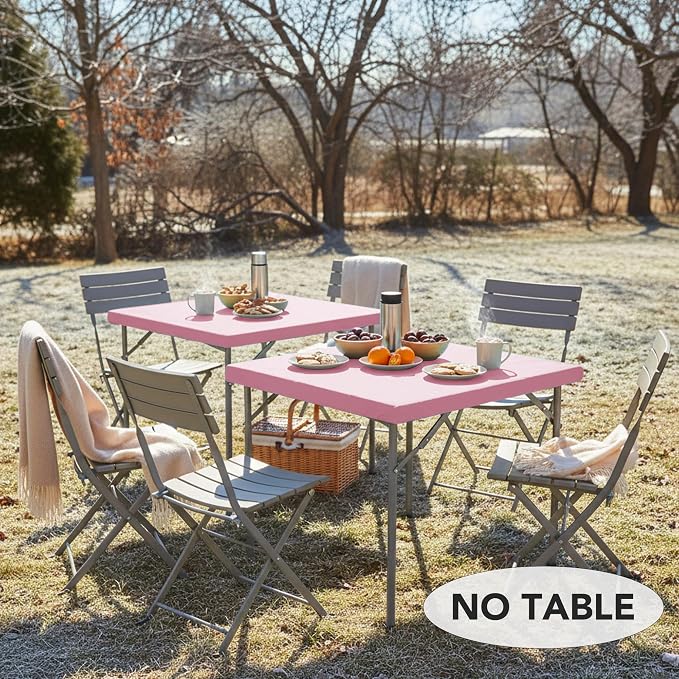 LUSHVIDA 2 Packs Vinyl Card Tablecloth - Image 2