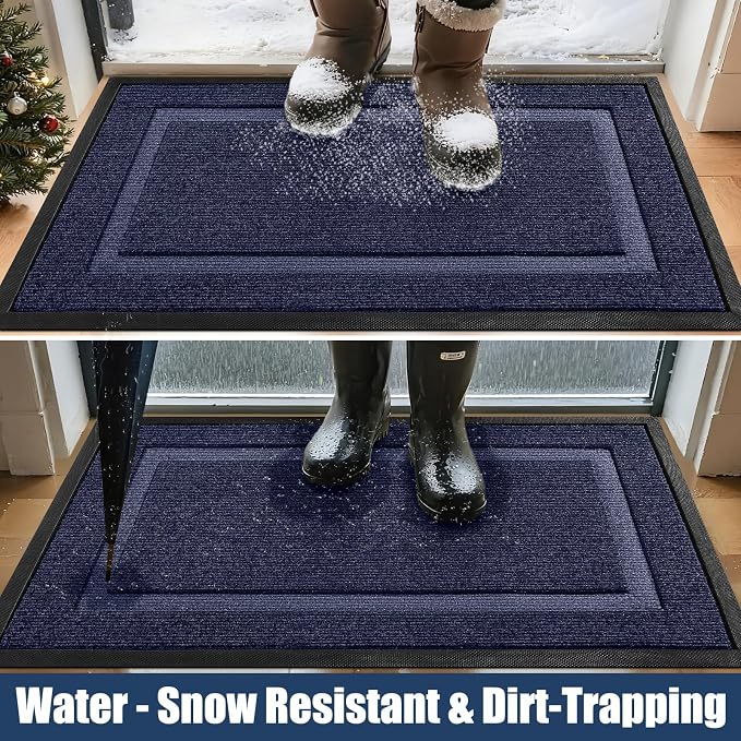 Large Front Door Mat Outside Entrance Indoor Doormat, Outdoor Door Mats - Image 3