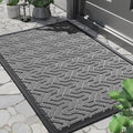 Yimobra Front Door Mat Outside Entrance 29.5x17, Waterproof Heavy Duty Outdoor by Yimobra