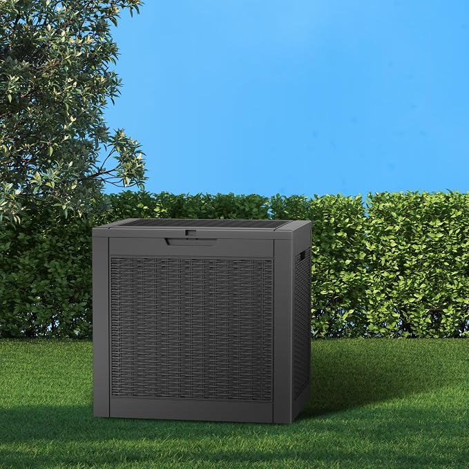 31 Gallon Outdoor Storage Box – Resin Deck Box - Image 4