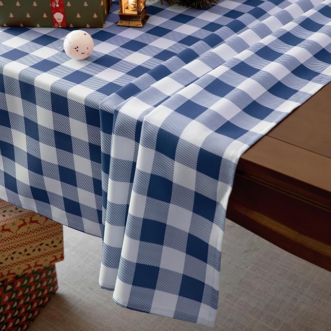 Waterproof Plaid Tablecloth Fabric - Image 2