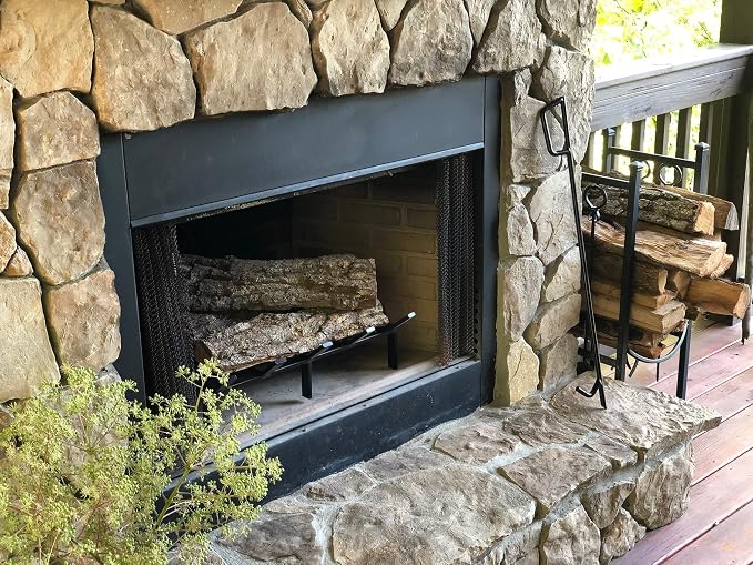 SteelFreak Heavy Duty Steel Fireplace Grate - Image 6