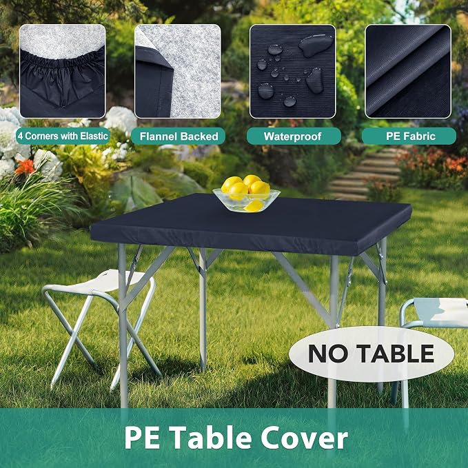 LUSHVIDA 2 Packs Vinyl Card Tablecloth - Image 8