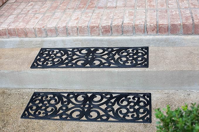BIRDROCK HOME 10" x 30" Rubber Stair Mat - Image 5