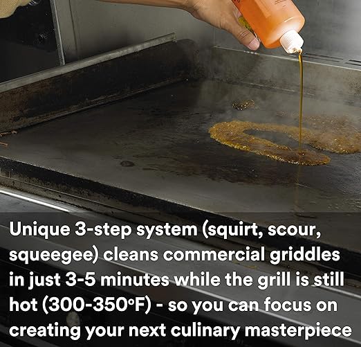 3M H-701-32OZ Scotch-Brite Griddle Cleaning, Quick Clean Liquid 701, 4 Quarts - Image 2