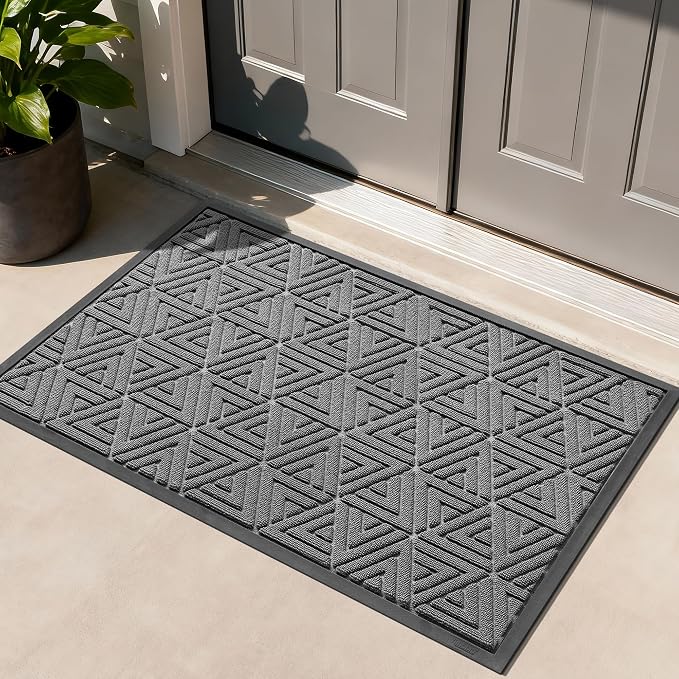 Yimobra Large Door Mat 47x32, All-Weather Waterproof Non-Slip Welcome Matt by Yimobra