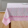 CPC Tablecloth 100% Cotton 72x190 Inch Indian Block Print Rectangle Table Cover by COTTONPRINTCLUB