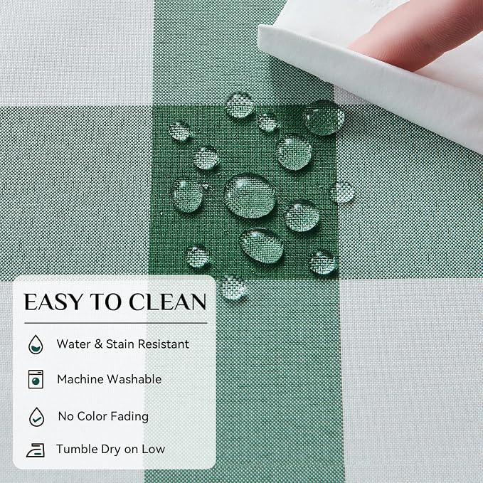 Softalker Spring Checkered Tablecloth Rectangle - Image 4