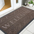 OLANLY Welcome Door Mat Indoor Outdoor Entrance, Heavy Duty Sturdy Front Door by OLANLY
