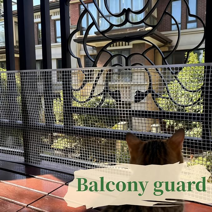 PotatoLife Plastic Wire Mesh Fence, Balcony Fence - Image 4
