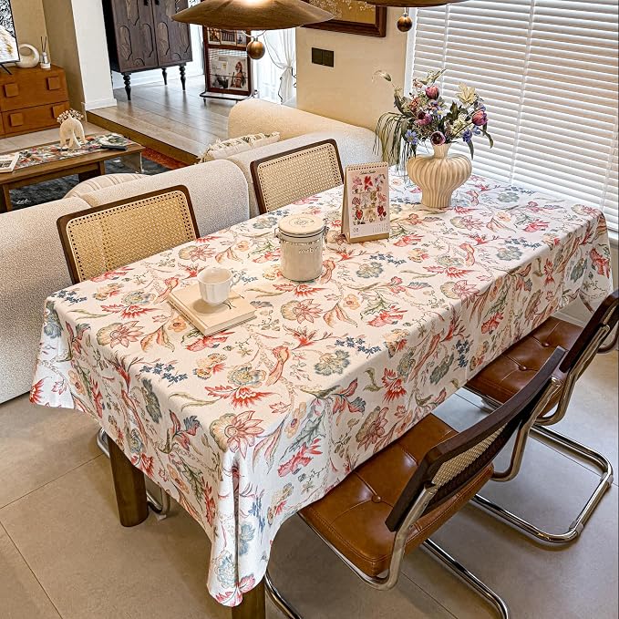 Spring Summer Outdoor Tablecloth 60 x 84 Inch, Rectangular Waterproof - Image 3