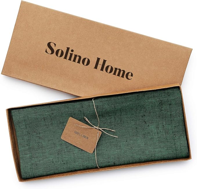 Solino Home Linen Table Runner 90 Inches Long - Image 5