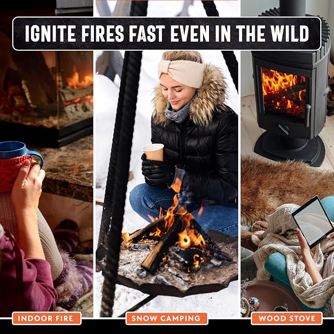 10lb Fatwood Fire Starter Sticks | 100% Natural Fire Starters - Image 7
