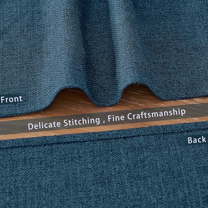 BALCONY & FALCON Placemats Set of 6 Faux Linen Cloth Place Mats Washable - Image 4