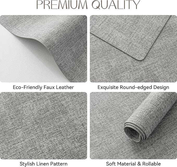 Romanstile Vinyl Placemats Set of 6-12 X 17 Inch - Image 5