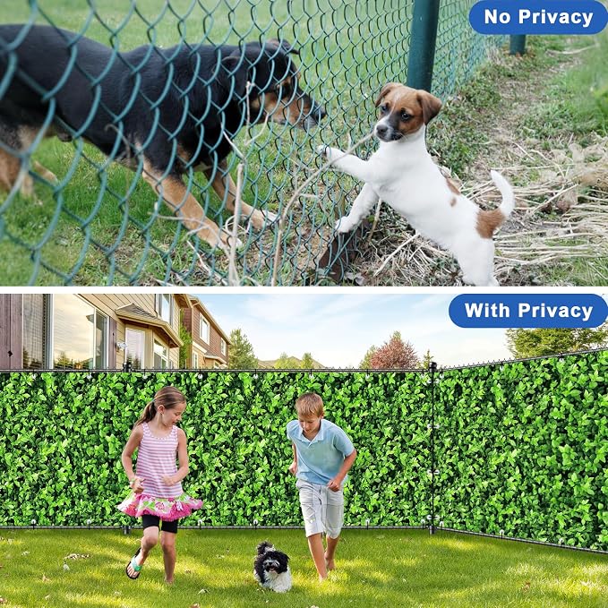 UPGRADE 4'x27'Customized PVC Privacy Fence Screen - Image 2