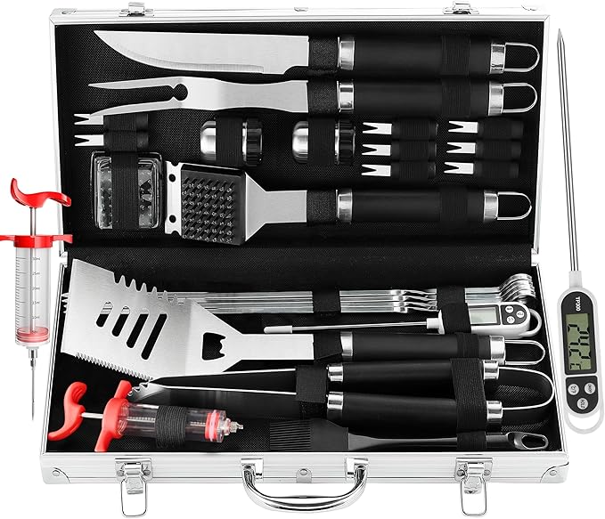 Grilljoy 24PCS BBQ Grill Tools Set by grilljoy