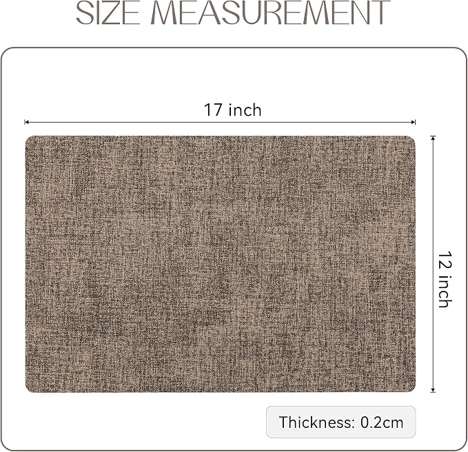 Romanstile Vinyl Placemats Set of 12-12 X 17 Inch - Image 6