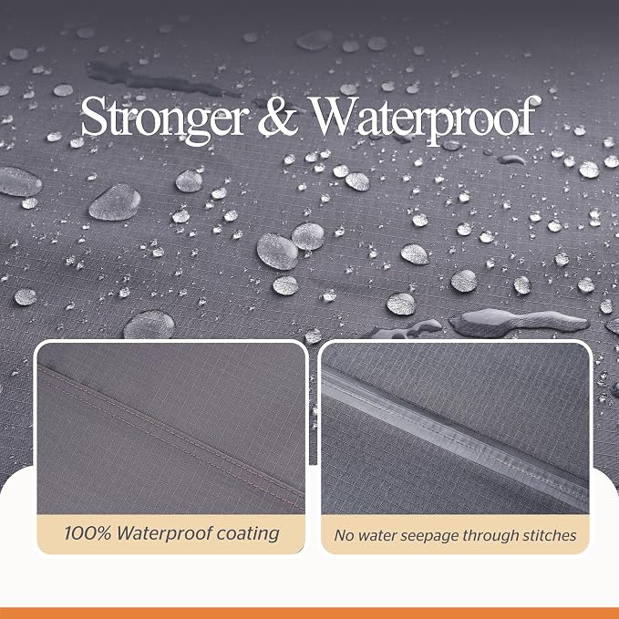 WJ-X3 Extra Large Patio Furniture Set Covers Waterproof, Outdoor Table Cover - Image 3