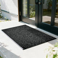 Front Door Mat Outdoor, Non-Slip and Heavy Duty Welcome Mat, Low Profile Easy by Unknown