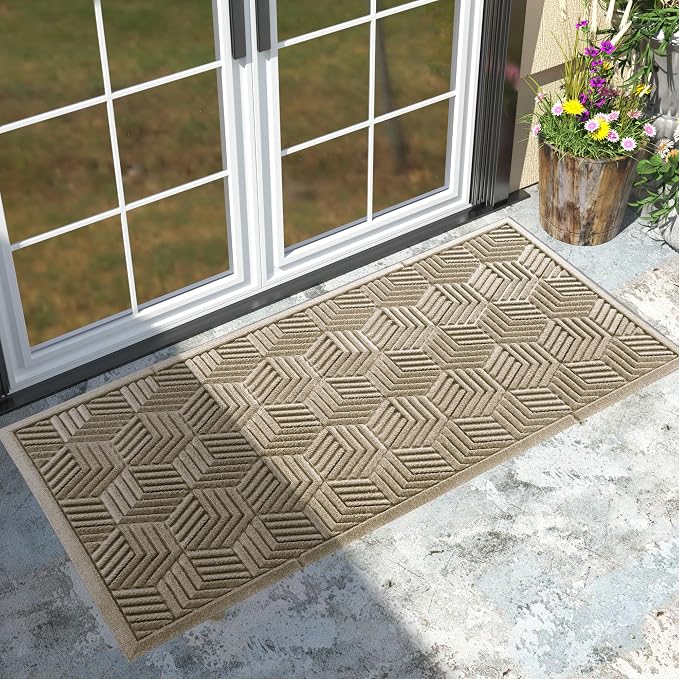 Yimobra Large Door Mat 47x24, All-Season Waterproof Outdoor Mats by Yimobra