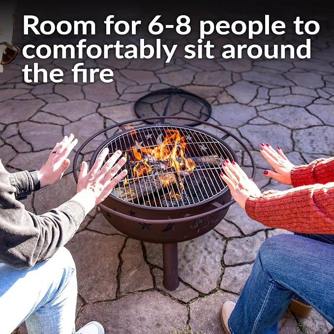 Sunnydaze Cosmic 30-Inch Patio Fire Pit - Image 2