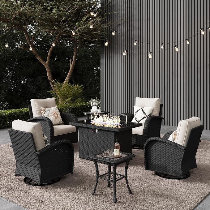 LayinSun 7 Pieces Outdoor Patio Furniture Set by LayinSun