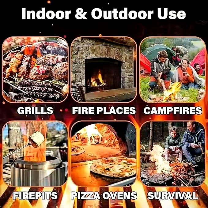Fire Starter -Easy to Ignite, Indoor & Outdoor Fire Pit, Firestarter - Image 8
