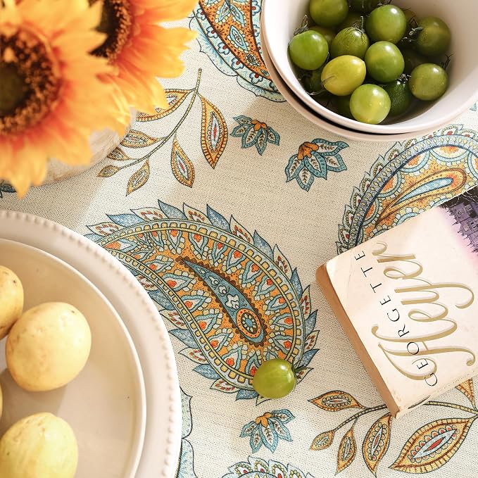patdrea Designer Vintage French Table Cloth - Image 2