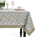 CPC Tablecloth 100% Cotton 70x118 Inch Indian Block Print Rectangle Table Cover by COTTONPRINTCLUB