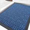 OLANLY Front Door Mat Outside Entrance 71x23, Heavy Duty Sturdy Natural Rubber by OLANLY