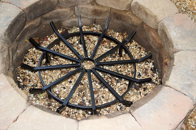 SteelFreak Wagon Wheel Firewood Grate - Image 3
