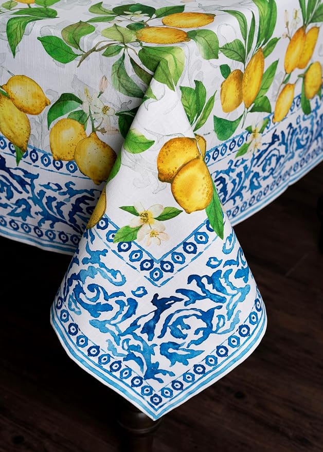 Maison d' Hermine Table Cloth Rectangle Table 100% Cotton 60 x 120 Inches - Image 3